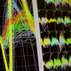 A computer in Miguel Nicolelis’s lab monitors brain signals from a rhesus macaque. Credit: Shawn Rocco/Duke Health.
